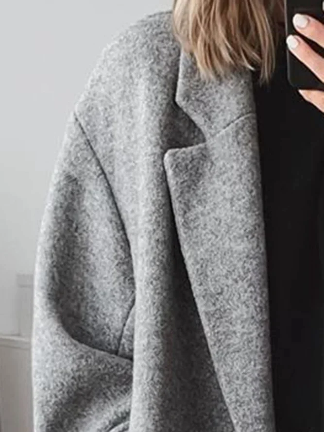 Cassandra - Cappotto Oversize in Lana Mista
