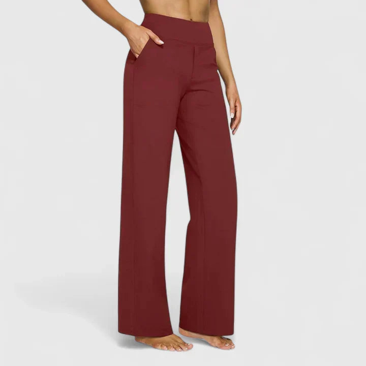 Elarisse - Pantaloni Dritti dall’Eleganza Essenziale