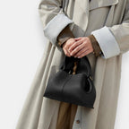 Isotta - Borsa Scultorea con Manico Dorato