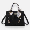 Perla - Borsa Strutturata con Foulard e Charm