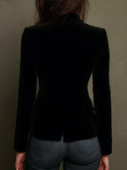 Florenza - Blazer Ricamato con Motivi Floreali