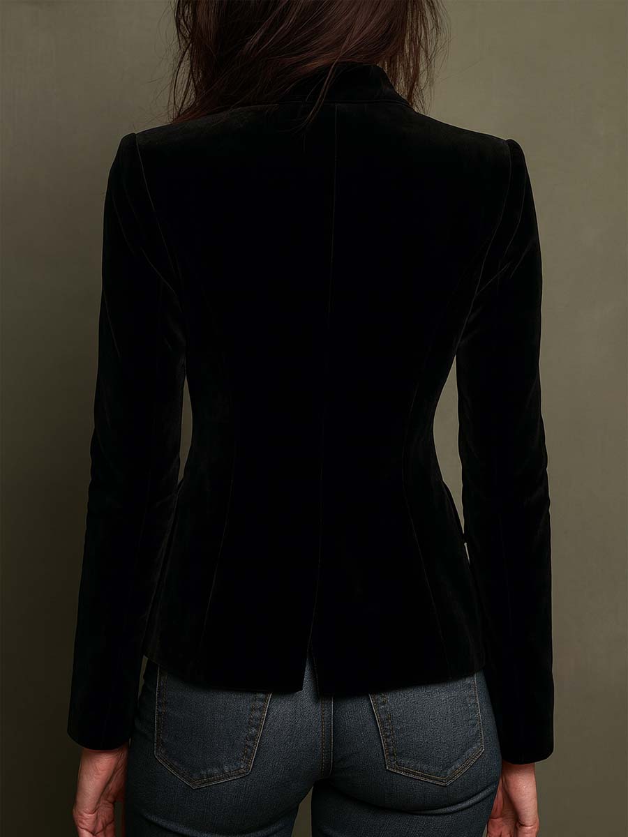 Florenza - Blazer Ricamato con Motivi Floreali