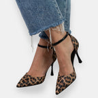 Valeria - Décolleté Leopardate con Tacco a Spillo