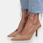 Alessia - Décolleté Slingback Eleganti con Tacco Sottile