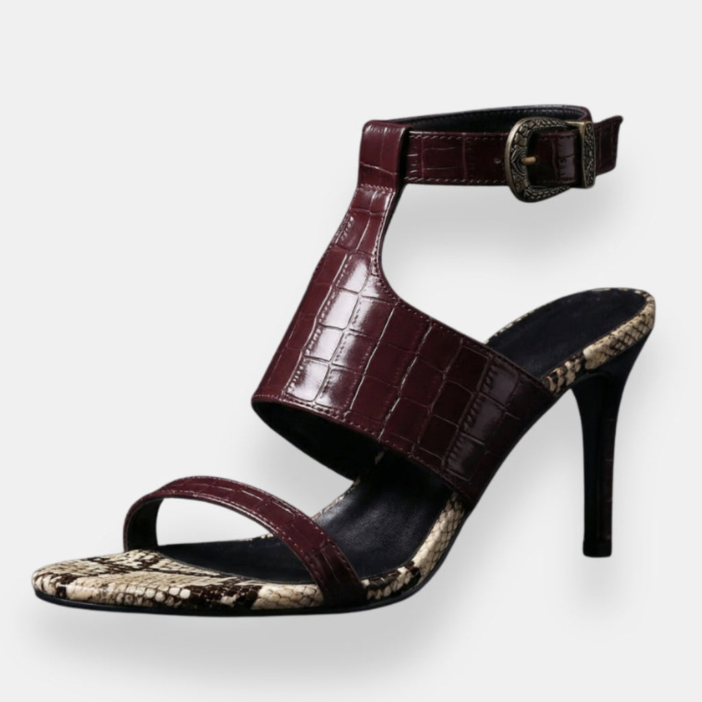 Giada - Sandali Eleganti Effetto Coccodrillo