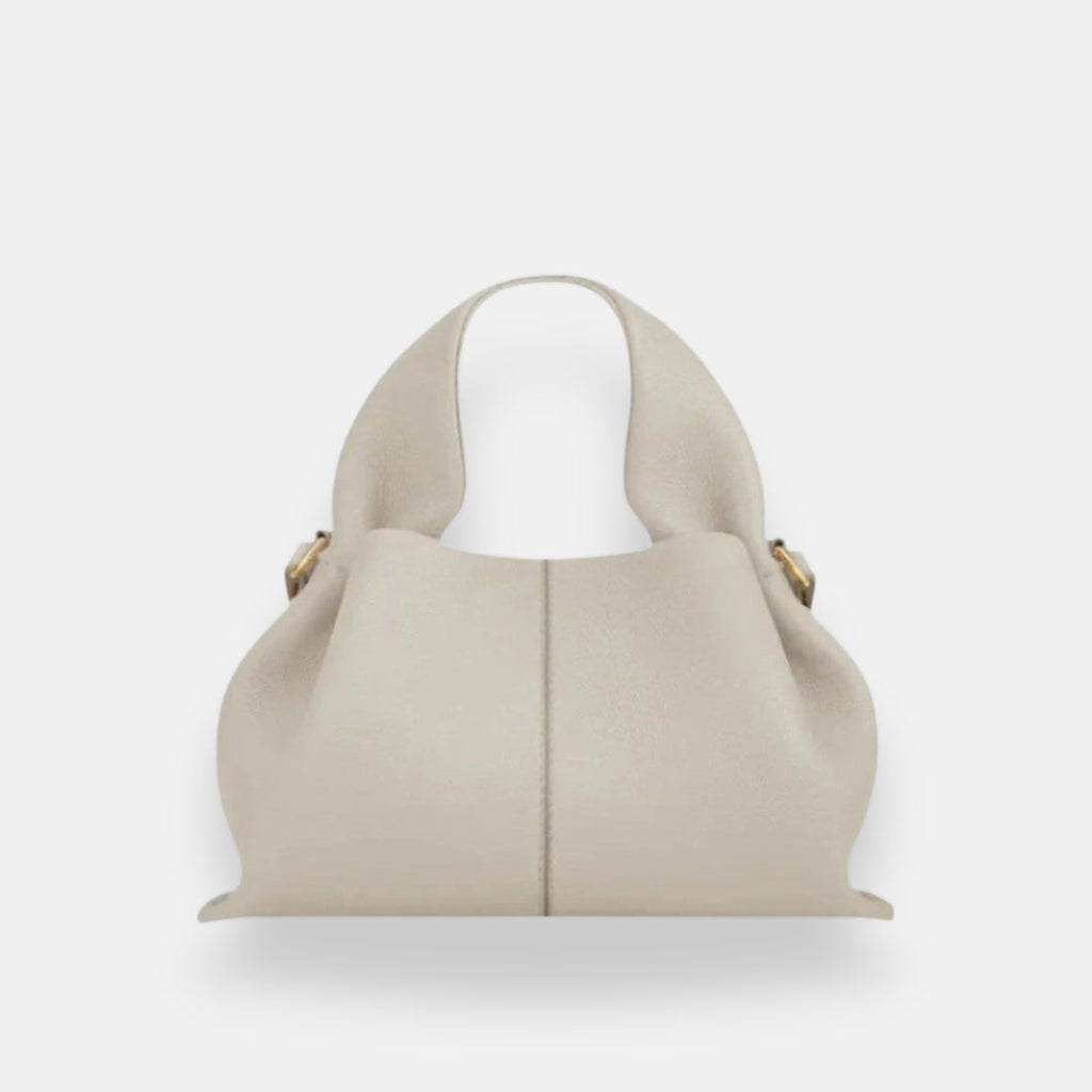 Isotta - Borsa Scultorea con Manico Dorato