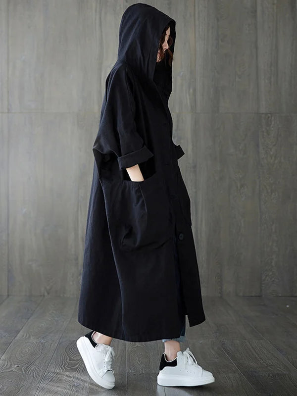 Selena - Trench Coat con Cappuccio
