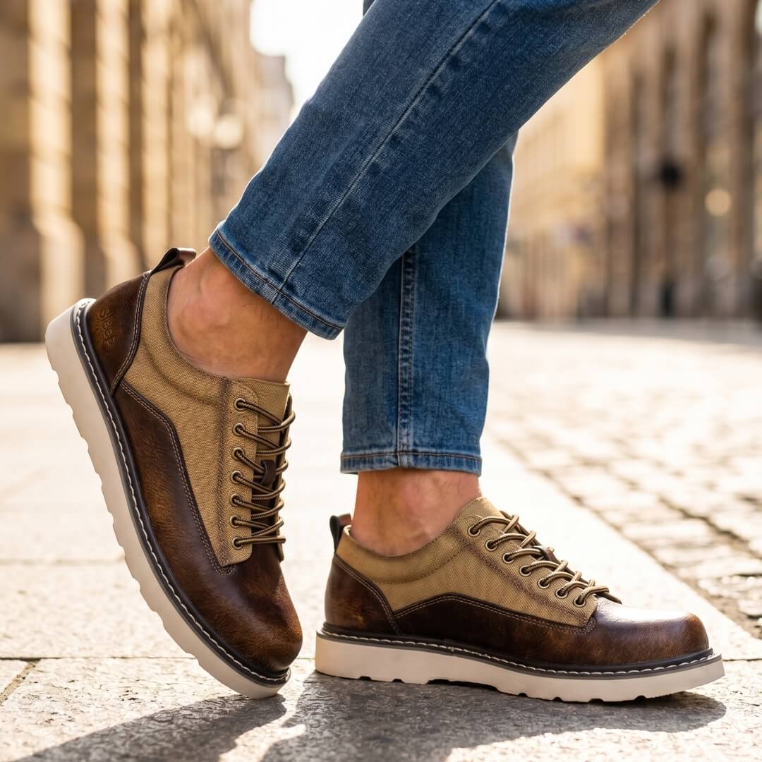 Marvello - Sneakers in Pelle dal Fascino Vintage