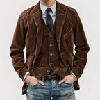 Bravello - Giacca con Gilet dal Fascino Vintage