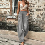Sorelia - Pantaloni Fluidi con Tasche Statement