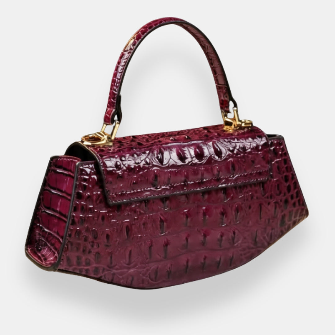 Gioia - Borsa a Mano Effetto Coccodrillo