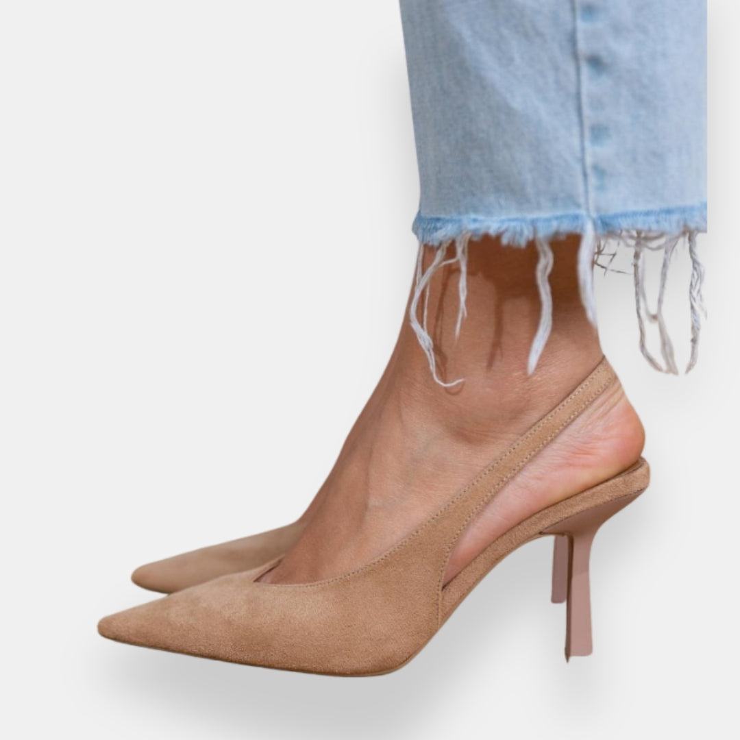 Alessia - Décolleté Slingback Eleganti con Tacco Sottile