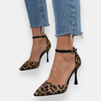 Valeria - Décolleté Leopardate con Tacco a Spillo