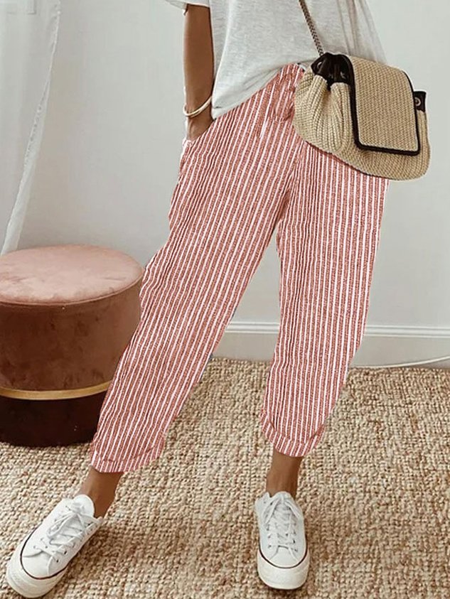 Flarisse - Pantaloni Fluidi con Vita Morbida
