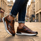 Calenzo - Sneakers Multicolore in Pelle