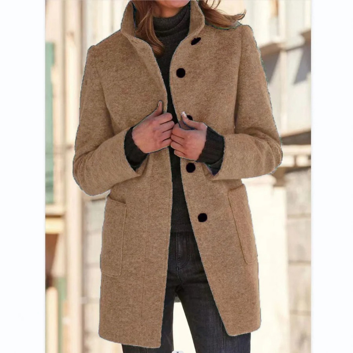 Ardenza - Cappotto Lungo Antivento in Misto Cotone