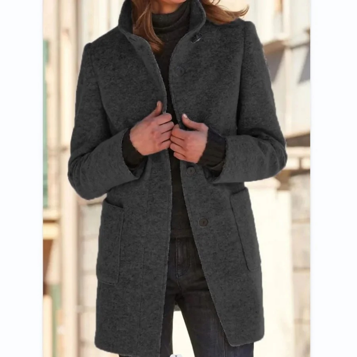 Ardenza - Cappotto Lungo Antivento in Misto Cotone
