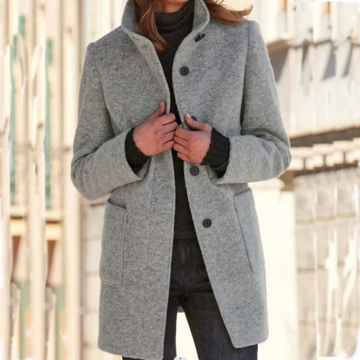 Ardenza - Cappotto Lungo Antivento in Misto Cotone