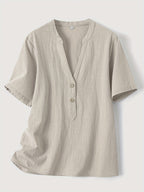 Eletra - Elegante Blusa con Scollo a V