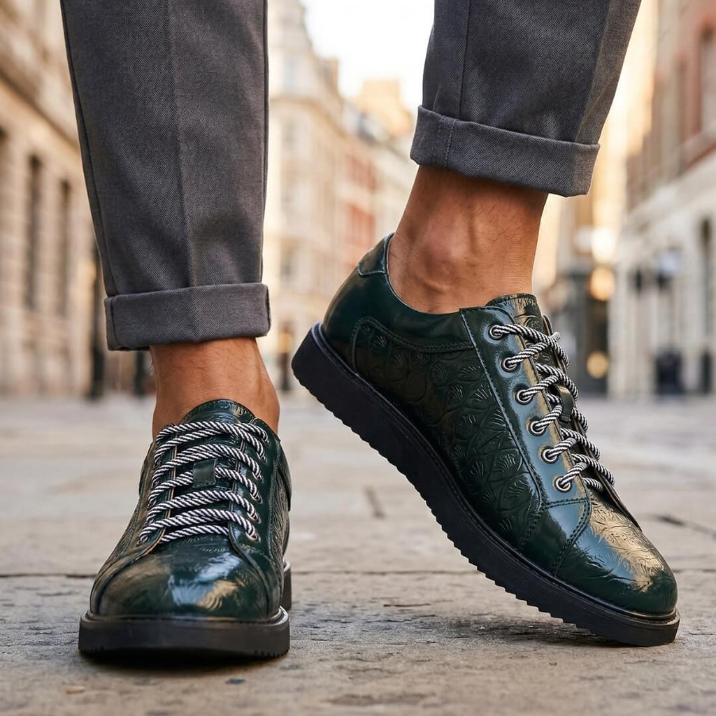 Lucenzo - Sneakers in Pelle dai Colori Esclusivi