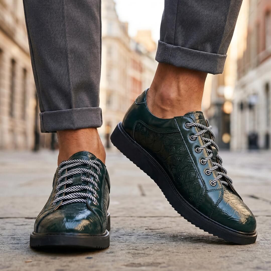 Lucenzo - Sneakers in Pelle dai Colori Esclusivi