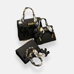 Perla - Borsa Strutturata con Foulard e Charm