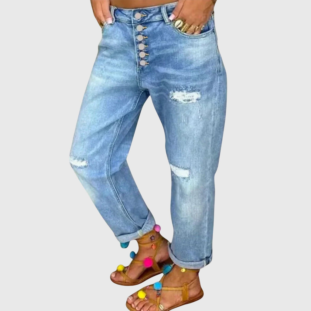 Alveria - Jeans Baggy dal Comfort Quotidiano