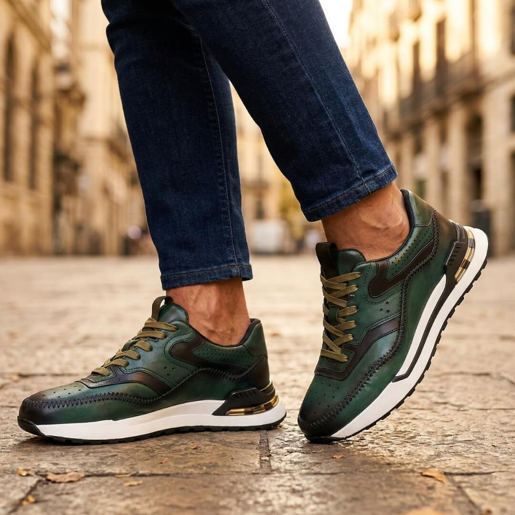 Calenzo - Sneakers Multicolore in Pelle