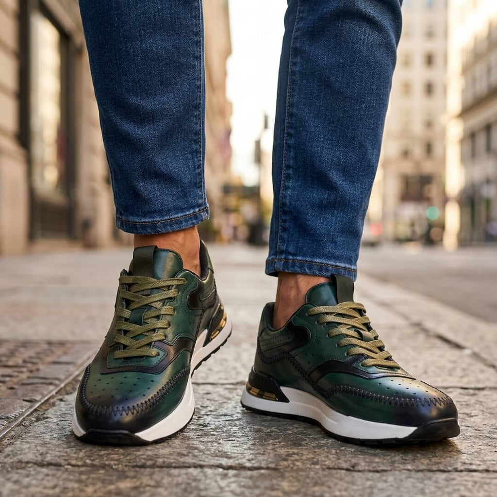 Calenzo - Sneakers Multicolore in Pelle