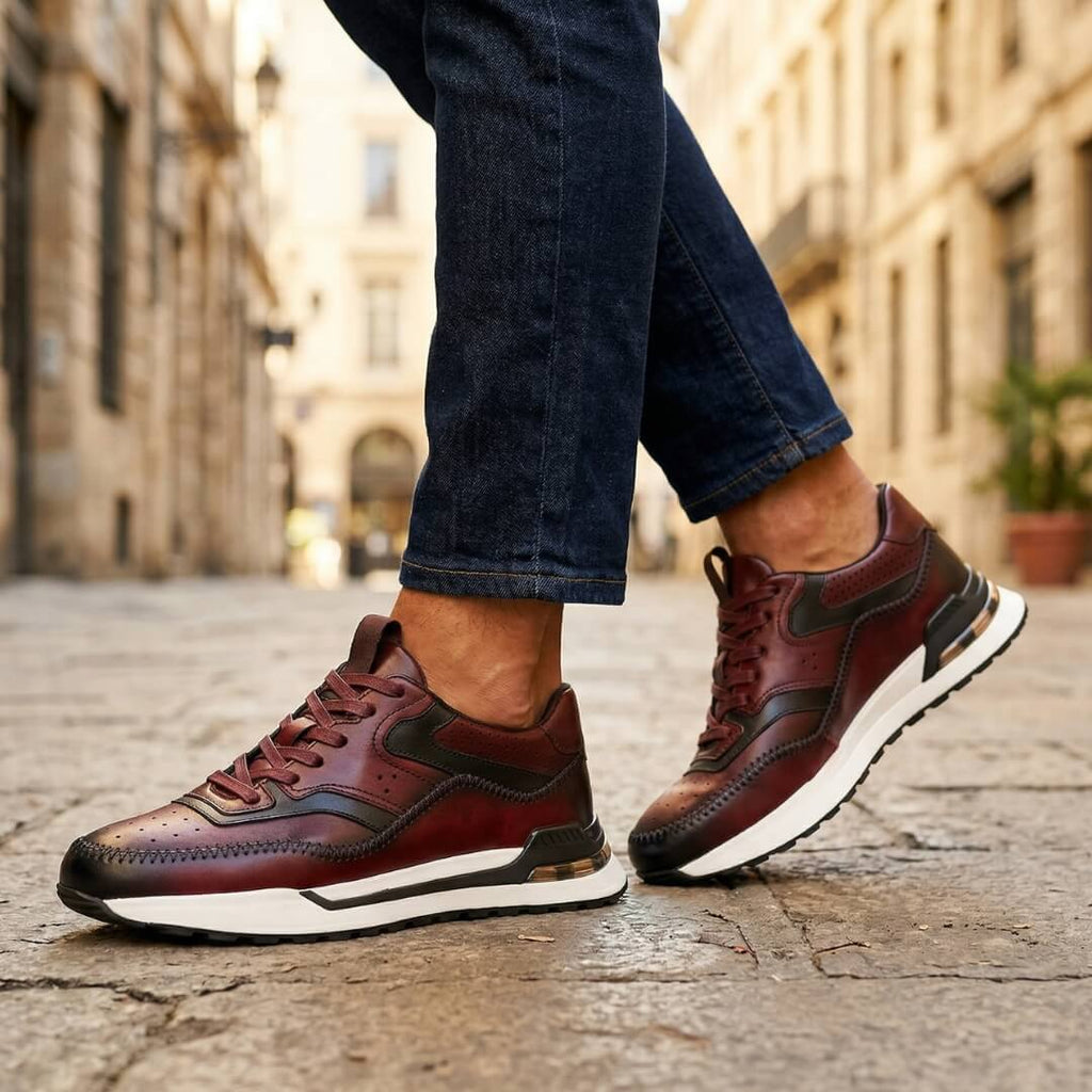 Calenzo - Sneakers Multicolore in Pelle