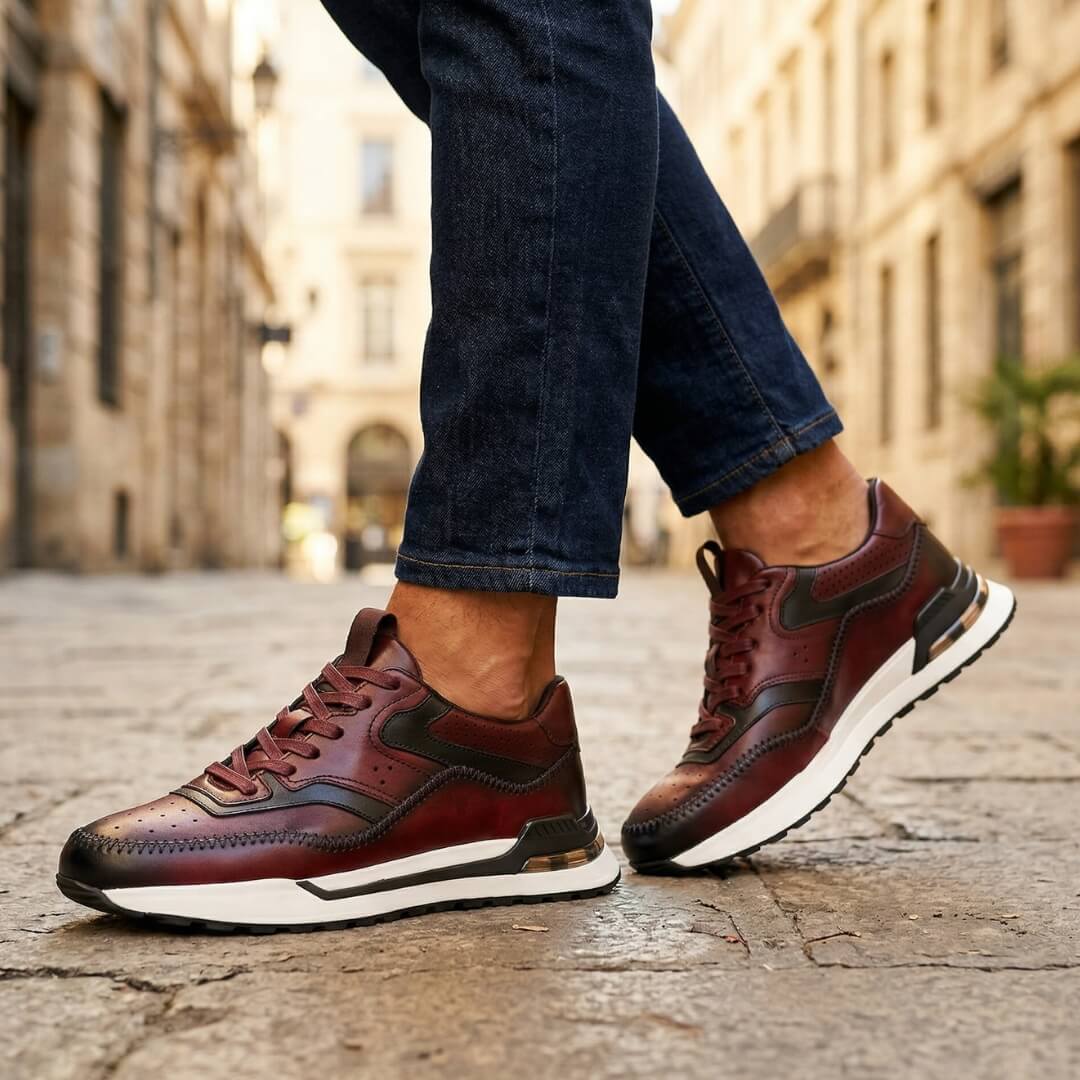 Calenzo - Sneakers Multicolore in Pelle