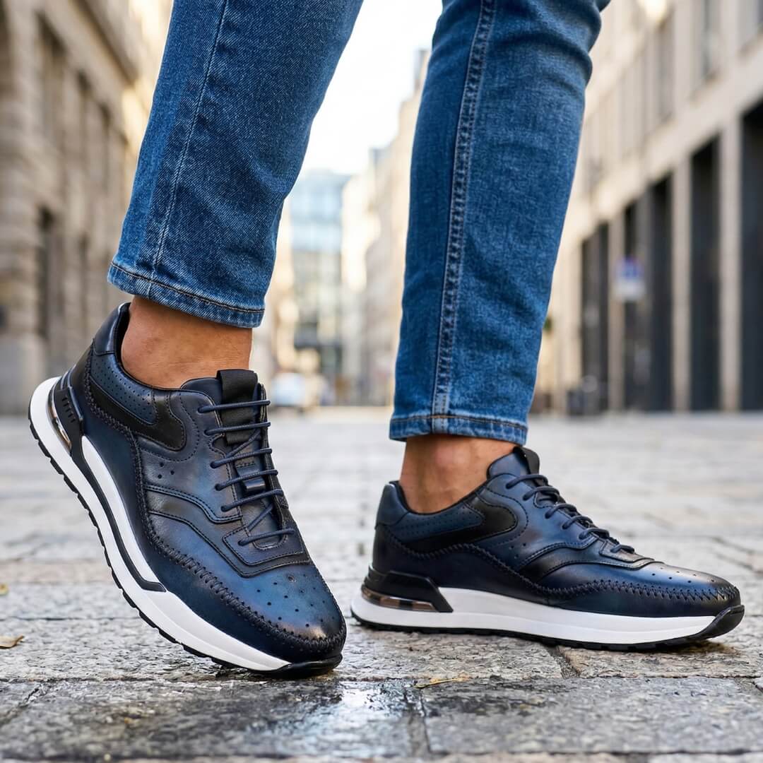 Calenzo - Sneakers Multicolore in Pelle