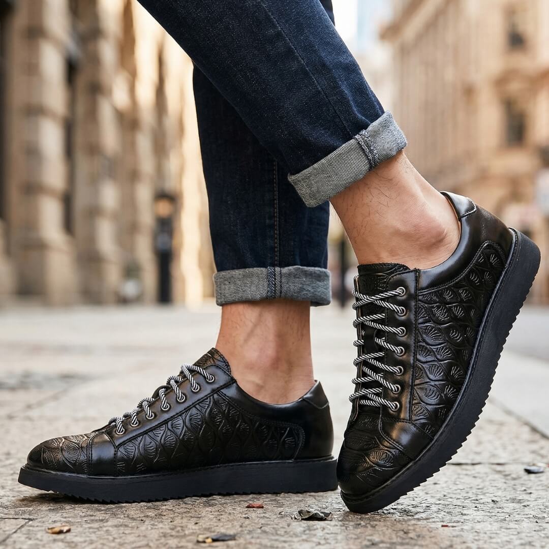 Lucenzo - Sneakers in Pelle dai Colori Esclusivi
