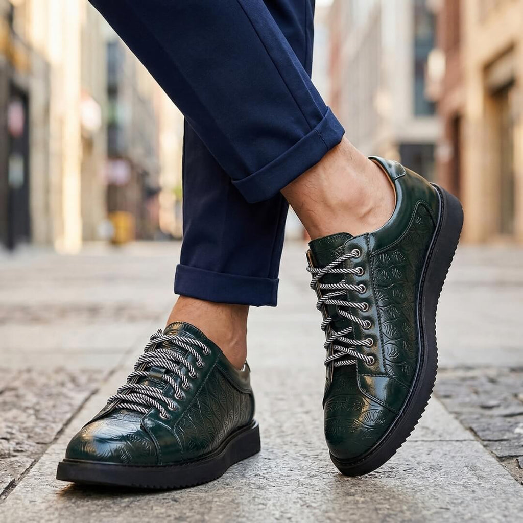 Lucenzo - Sneakers in Pelle dai Colori Esclusivi
