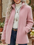 Evorine - Cappotto Morbido con Zip