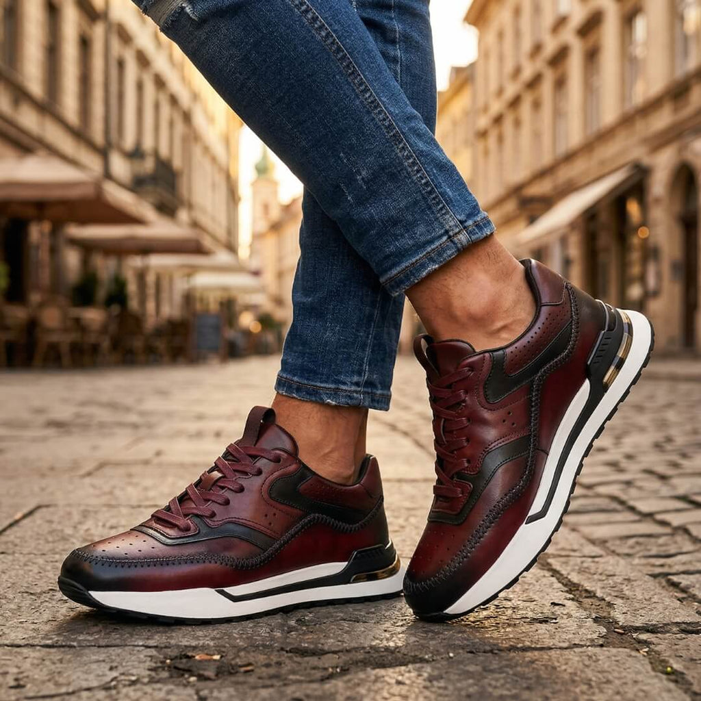 Calenzo - Sneakers Multicolore in Pelle