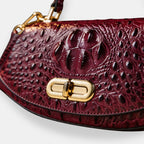 Gioia - Borsa a Mano Effetto Coccodrillo