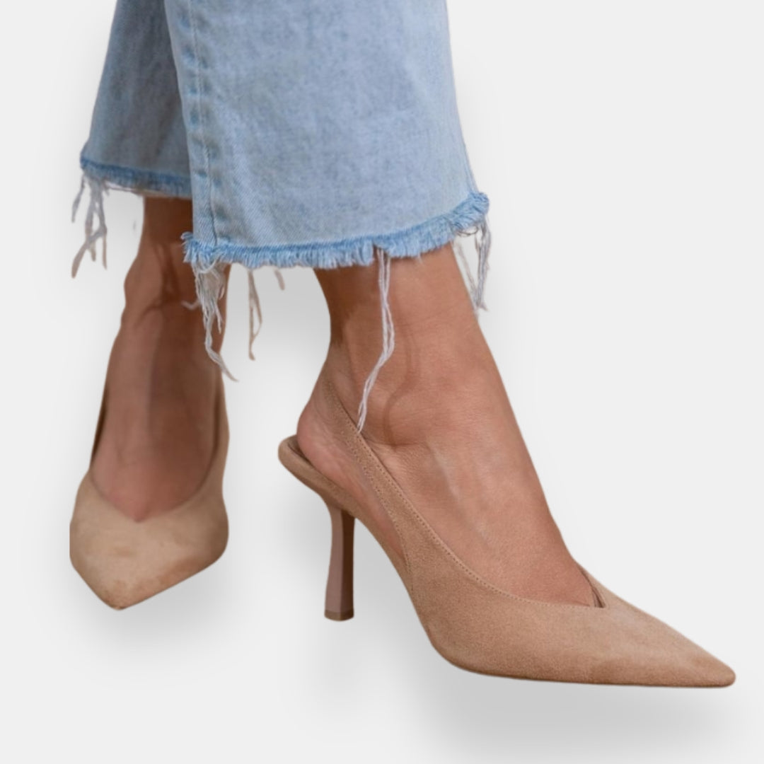 Alessia - Décolleté Slingback Eleganti con Tacco Sottile