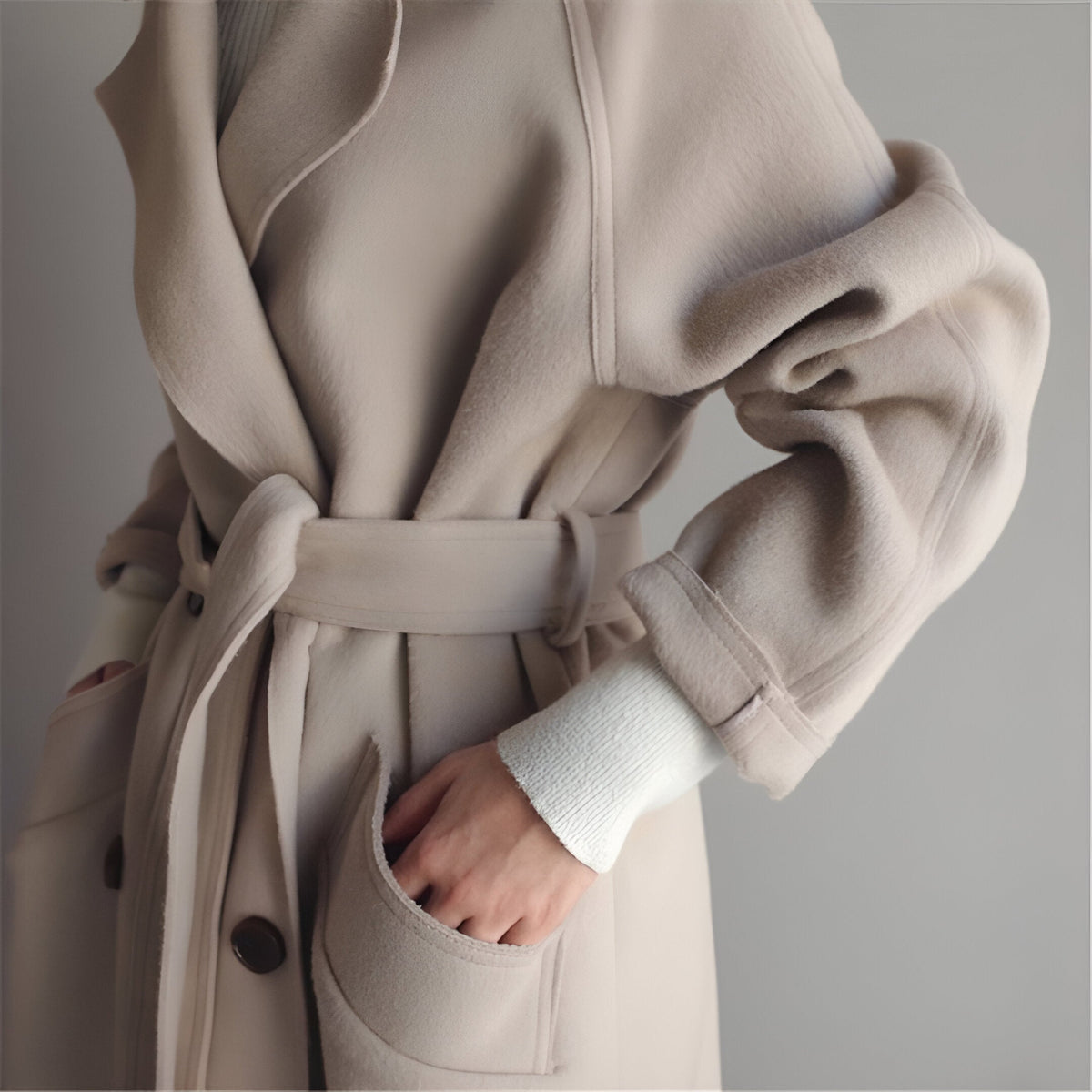 Serevia - Cappotto con Vita Strutturata