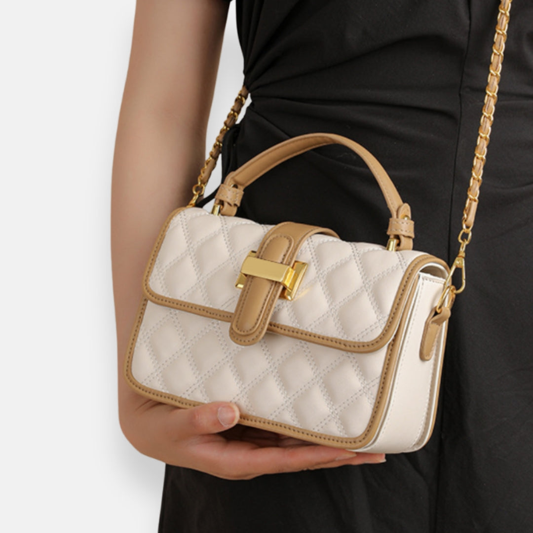 Fiorella - Borsa Matelassé con Catena Dorata