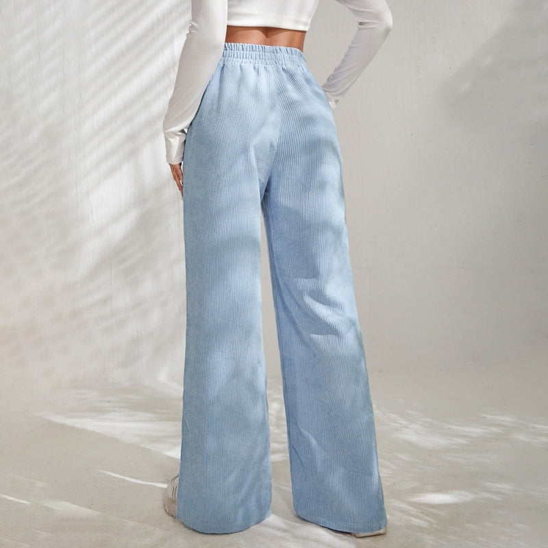 Lunessa - Pantaloni a Coste dal Comfort Morbido