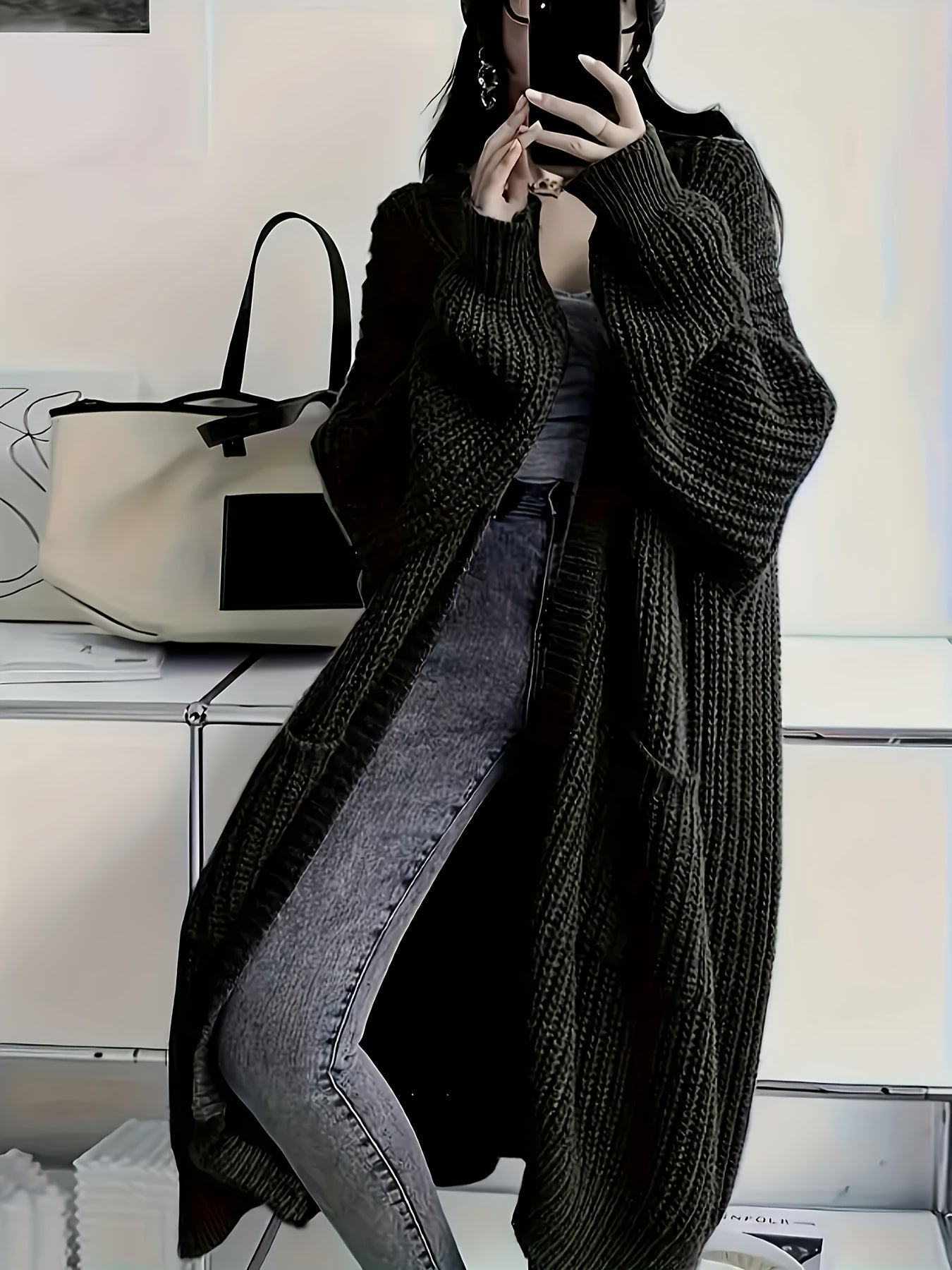 Carlotta – Cardigan lungo caldo