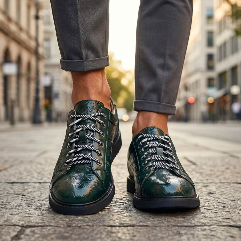 Lucenzo - Sneakers in Pelle dai Colori Esclusivi