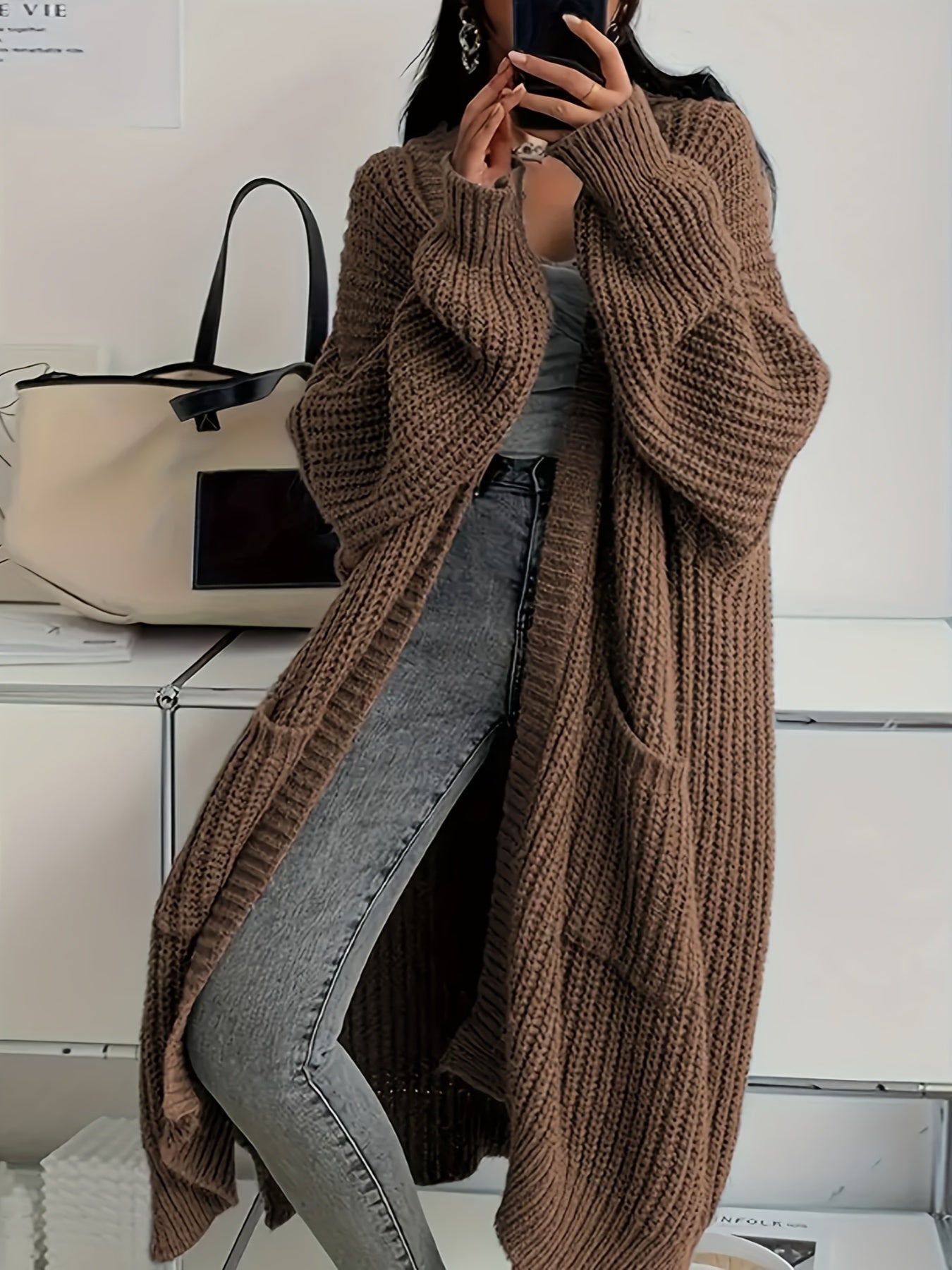Carlotta – Cardigan lungo caldo