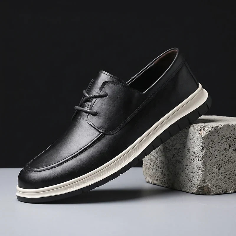 Quireno - Sneakers in Pelle dalle Tonalità Naturali