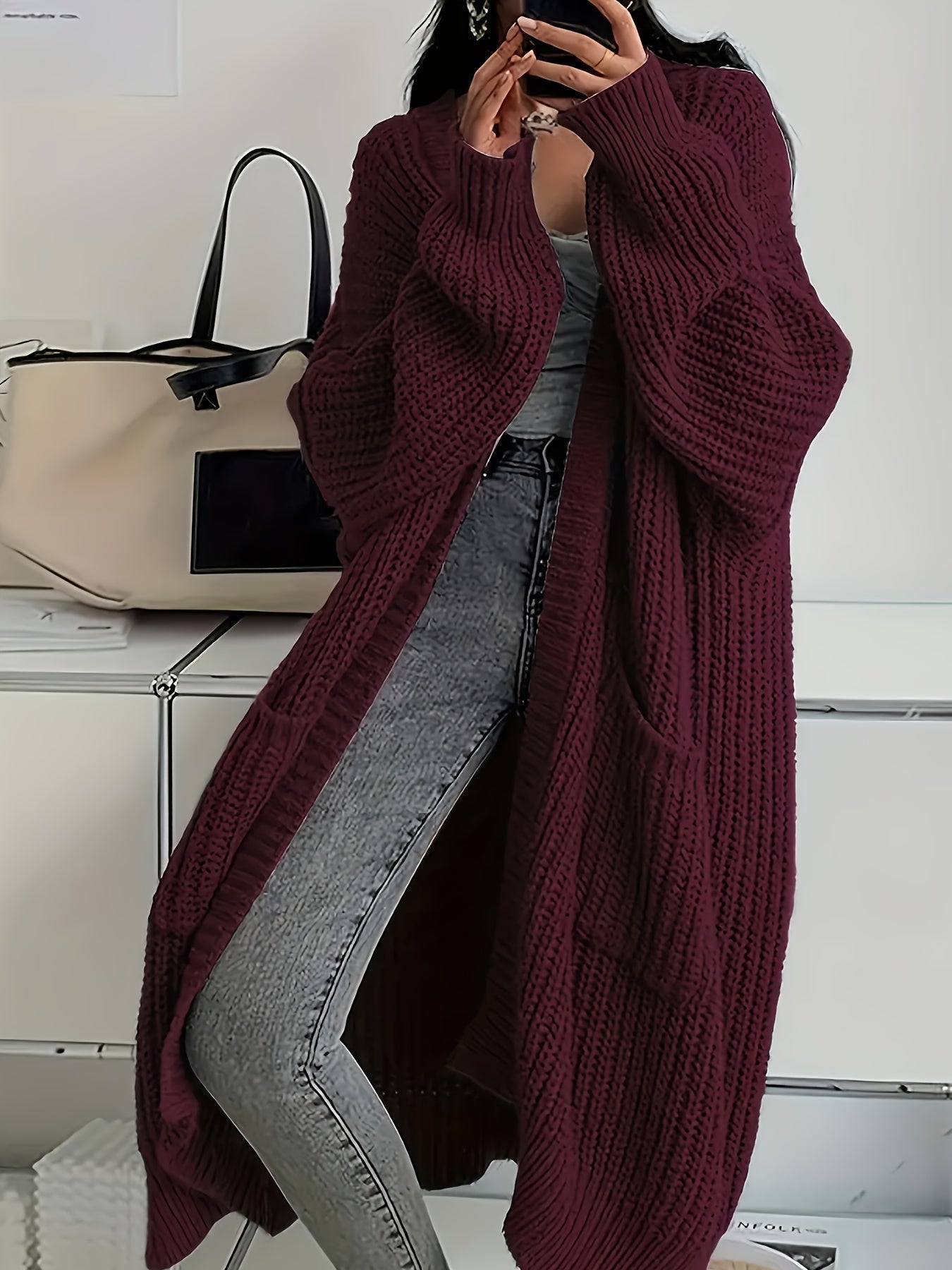 Carlotta – Cardigan lungo caldo