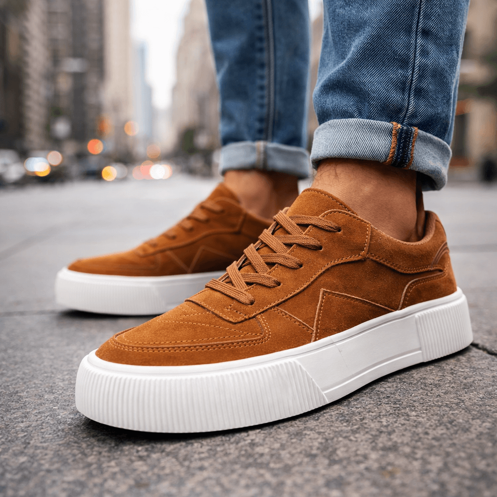 Rovaldo - Sneakers Multicolore in Camoscio