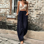 Sorelia - Pantaloni Fluidi con Tasche Statement