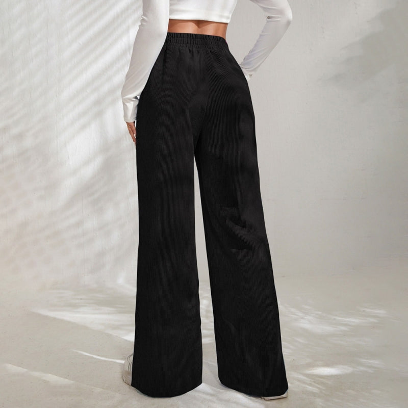 Lunessa - Pantaloni a Coste dal Comfort Morbido