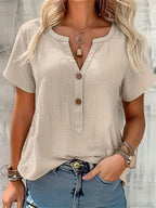 Eletra - Elegante Blusa con Scollo a V